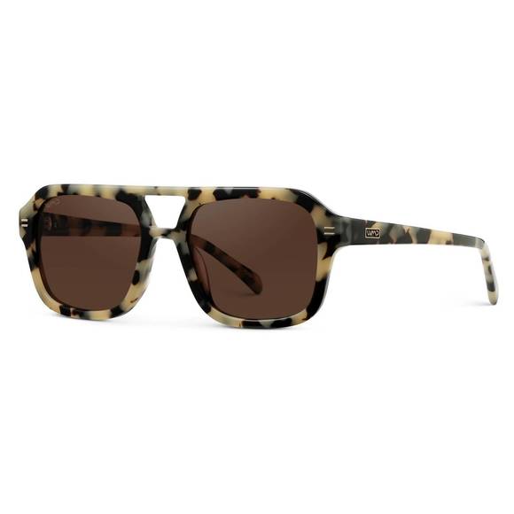 NEW WMP EYEWEAR sydney women's bold retro aviator sunglasses in tortoise - Picture 1 of 3